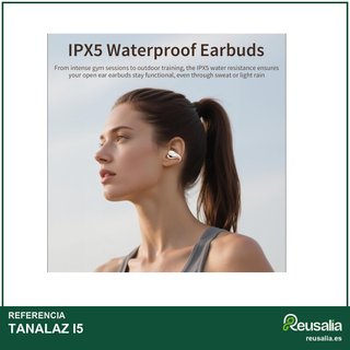 Auriculares Abiertos I5 Bluetooth 6.0 Deportivos