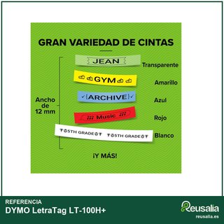 DYMO LetraTag LT-100H+ impresora etiquetas