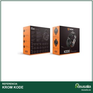 KROM KODE Auriculares gaming con micrófono y