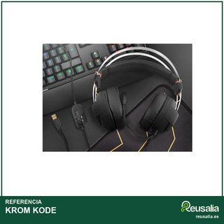 KROM KODE Auriculares gaming con micrófono y