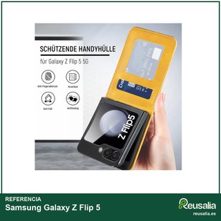 Samsung Galaxy Z Flip 5 Funda piel cartera