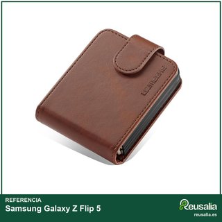 Samsung Galaxy Z Flip 5 Funda piel cartera