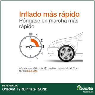 OSRAM TYREinflate RAPID compresor aire digital