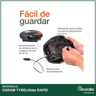 OSRAM TYREinflate RAPID compresor aire digital
