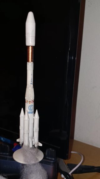Modellino Ariane 4 ESA