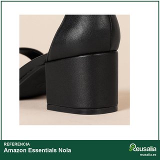 Amazon Essentials sandalia mujer tacón dos tiras