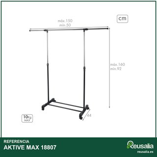 AKTIVE MAX 18807 perchero ajustable extensible