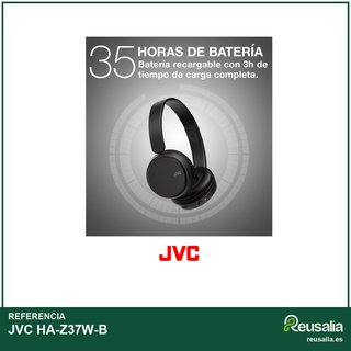 JVC HA-Z37W-B auriculares bluetooth 35h batería
