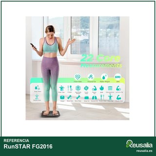 RunSTAR báscula inteligente digital 22 métricas