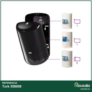 Tork 558008 dispensador papel alimentación central