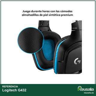 Logitech G432 auriculares gaming sonido envolvente