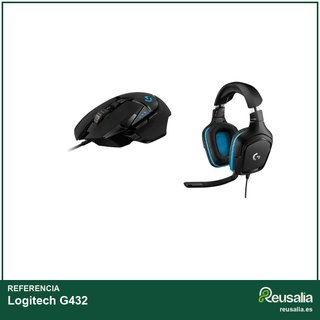 Logitech G432 auriculares gaming sonido envolvente