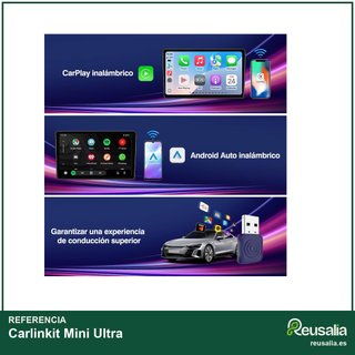 Carlinkit Mini Ultra adaptador inalámbrico CarPlay