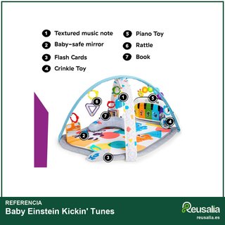 Baby Einstein Kickin' Tunes gimnasio musical luces