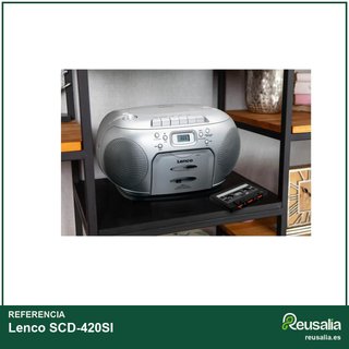 Lenco SCD-420SI radio portátil cd casete música