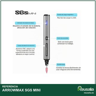ARROWMAX SGS MINI herramienta rotativa inalámbrica