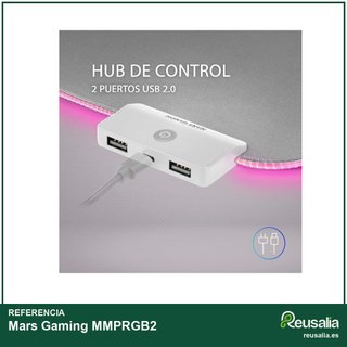 Mars Gaming MMPRGB2 alfombrilla gaming rgb hub usb