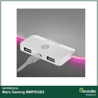 Mars Gaming MMPRGB2 alfombrilla gaming rgb hub usb