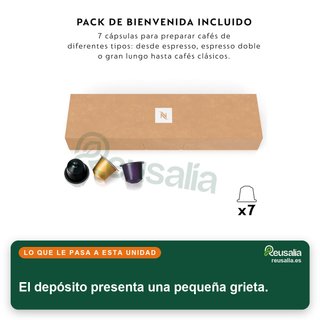 - Nespresso De'Longhi Inissia cafetera cápsulas