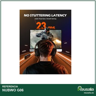 NUBWO G06 cascos gaming inalámbricos sonido