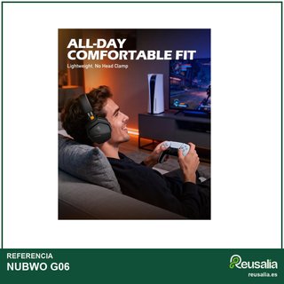 NUBWO G06 cascos gaming inalámbricos sonido