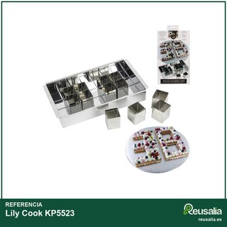 Lily Cook KP5523 molde modular acero inoxidable