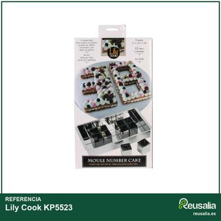 Lily Cook KP5523 molde modular acero inoxidable