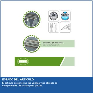 - Amig tendedero extensible aluminio [KHKM]