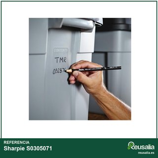 Sharpie caja 12 marcadores negros punta fina