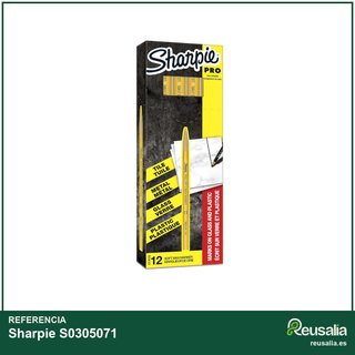Sharpie caja 12 marcadores negros punta fina
