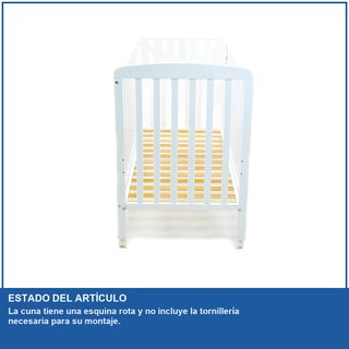- Asalvo 12371 cuna madera haya regulable ruedas