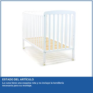 - Asalvo 12371 cuna madera haya regulable ruedas