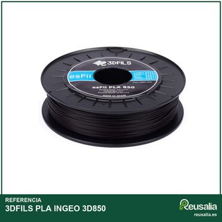 3DFILS filamento PLA negro impresión 3D