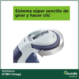 DYMO Omega rotuladora manual con cintas