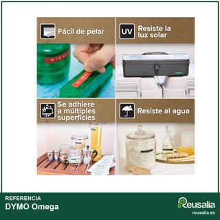 DYMO Omega rotuladora manual con cintas