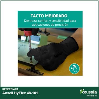 Ansell HyFlex 48-101 guantes precisión L