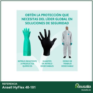 Ansell HyFlex 48-101 guantes precisión L