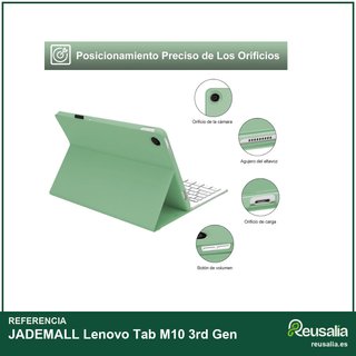 JADEMALL funda teclado Lenovo Tab M10