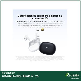 XIAOMI Redmi Buds 5 Pro cancelación ruido 52dB