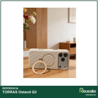 TORRAS Ostand funda silicona iPhone 17 Pro Max