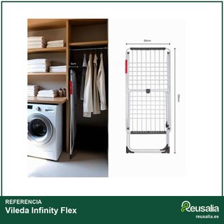 Vileda Infinity Flex tendedero plegable aluminio