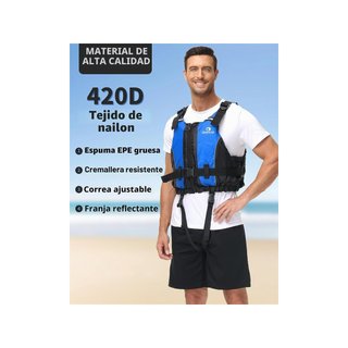 Owntop chaleco flotación espuma bolsillo