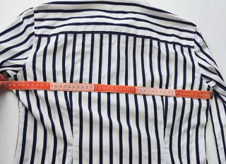 Camisa Carolina Herrera Rayas Azul y Blanco