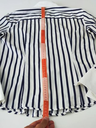 Camisa Carolina Herrera Rayas Azul y Blanco