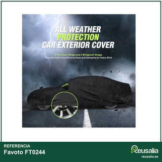Favoto cubierta coche impermeable sedán