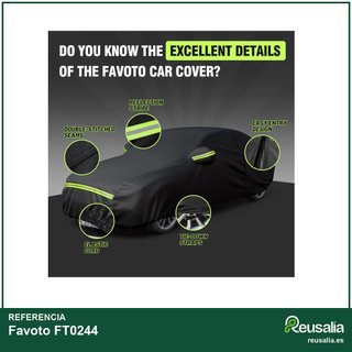 Favoto cubierta coche impermeable sedán
