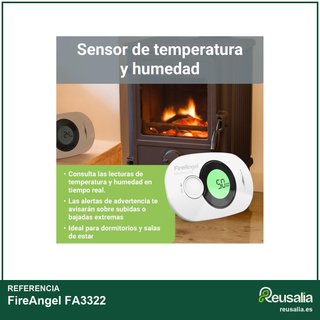 FireAngel detector monóxido carbono FA3322 digital