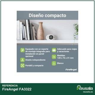 FireAngel detector monóxido carbono FA3322 digital