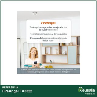 FireAngel detector monóxido carbono FA3322 digital