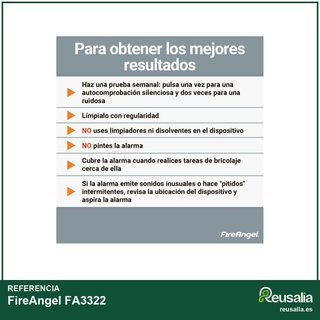 FireAngel detector monóxido carbono FA3322 digital